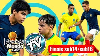 Finais sub14 e sub16 copinha mundo futsal 2026.