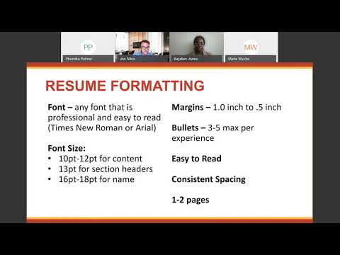 UDC Career Readiness Webinar: Building your Resume