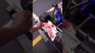 Eating BIG Bacon off a Go-Kart (Cooking Bacon on my Exhaust) 🥓 #Shorts