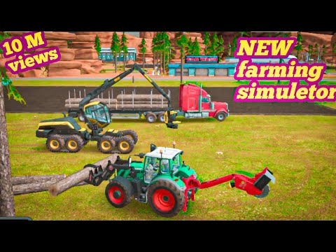 Fs18, Tree Cutting and Wood Loading in Farming Simulator 18 #rajsgaming