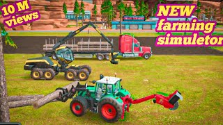 Fs18, Tree Cutting and Wood Loading in Farming Simulator 18 #rajsgaming