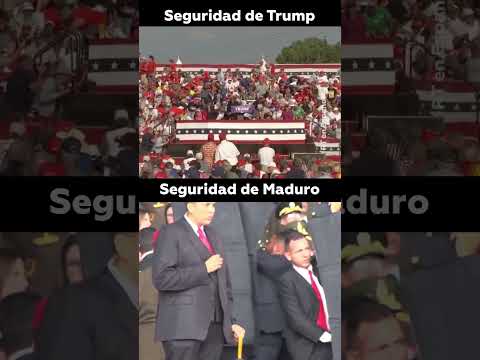 ¿Quién tiene mejor seguridad, Maduro o Trump?