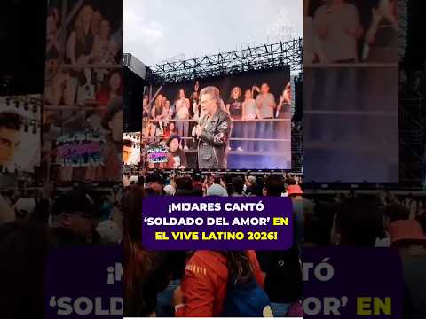 Mijares canta ‘Soldado del amor’ en el Vive Latino 2026