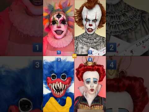 HALLOWEEN! halloween 1️⃣🆚️2️⃣🆚️3️⃣🆚️4️⃣ #shorts #short #halloween #makeup #video #itsfacebeauty #yt