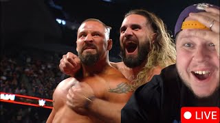 Bron Breakker Joins Seth Rollins on WWE RAW, INSTANT REACTION LIVE NOW!!