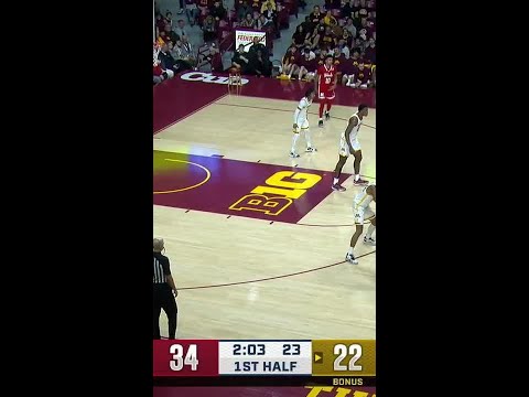 C.J. Wilcher To Juwan Gary For The Jam Vs Minnesota | Nebraska Men's ...