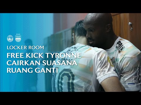 Free Kick Tyronne Tuai Pujian Dari Para Pemain di Ruang Ganti | Locker Room vs Arema FC