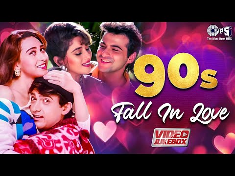 90s Fall In Love - Video Jukebox | 90s Evergreen Bollywood Hits | 90s Hits Hindi Songs | Love Songs