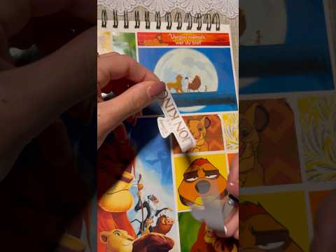 The Lion King🧡 #lionking #thelionking #asmr #scrapbook #journal #scrapbooking #disney #grid