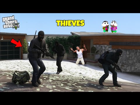 FRANKLIN'S HOUSE ROBBED BY THIEVES IN GTA5