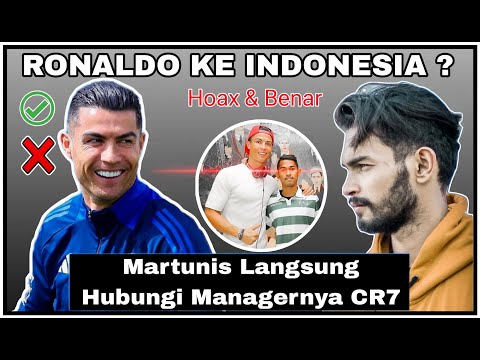 Ronaldo Akan Ke Indonesia dan Ini Jadwal Keberangkatan !!!