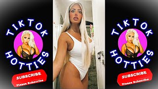 Blonde Beauty Dancing in a White Swimsuit #Shorts #Twerk  #Swimsuit🌶️🔥