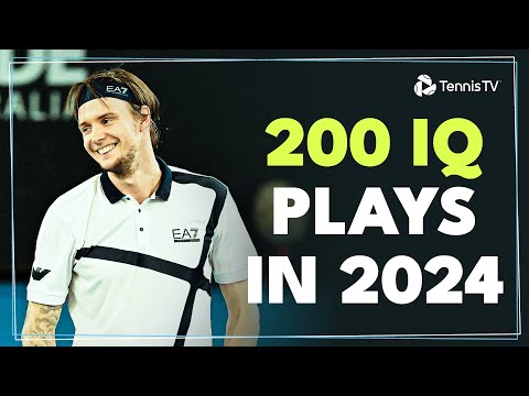 200 IQ Tennis Plays In 2024 🧠