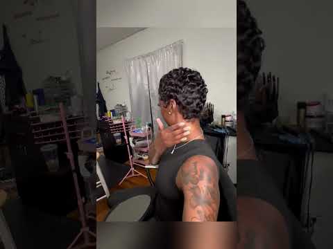 it was time for a new look๐คญ.cr: moneybaggggl0 #pixiecut #cuthair #shorthair #shorts