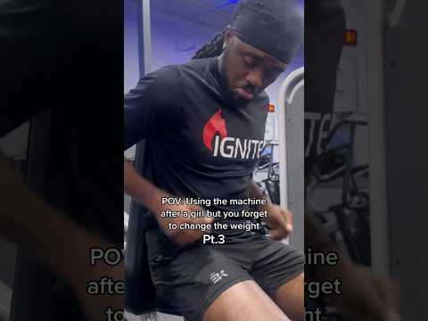 Using a machine after a girl. #fitness #gym #shorts