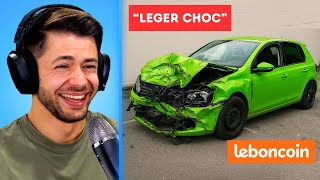 LES VOITURES LES PLUS ÉCLATÉES de LEBONCOIN 🚗 (React Drole)