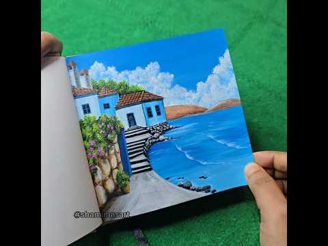 my lovely drawing book 😍🤗🎨 #acrylicscenery #art #artshorts