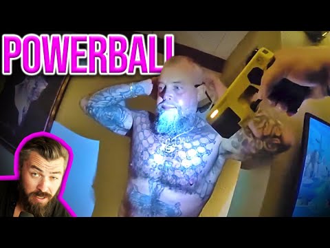 Lottery Millionaire KICKS Cop In The FACE!