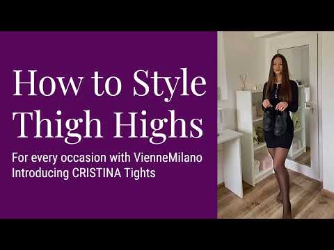How to Wear Tights for every Occasion with VienneMilano: CRISTINA Sheer Pantyhose