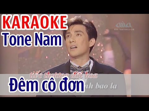 Đêm Cô Đơn KARAOKE – Bảo Tuấn | Tone Nam | Asia Karaoke Beat Chuẩn