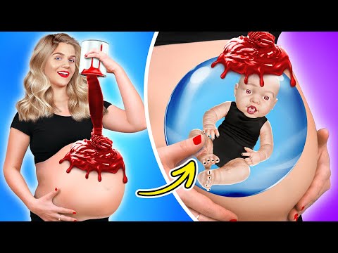 A Magic Spell Turned Me Into a Pregnant Vampire! 🦇 *Vampire Parenting Hacks*