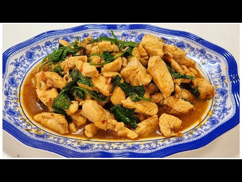 ไก่ กับ ตำลึง.. !! ทำเมนูนี้ได้แซ่บ  | ช่วยระบายท้อง  |  สูตรยายของฉัน