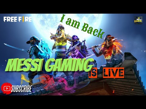 Messi Gaming Returns: Epic Free Fire Comeback After 4 Years! 🔥 | LIVE Gameplay