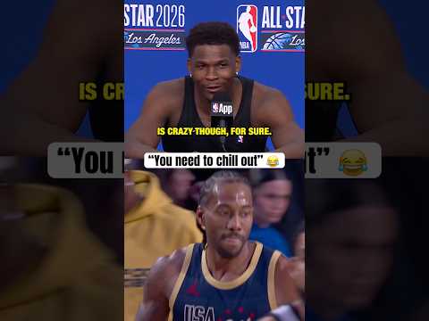 What Ant told Kawhi 🤣