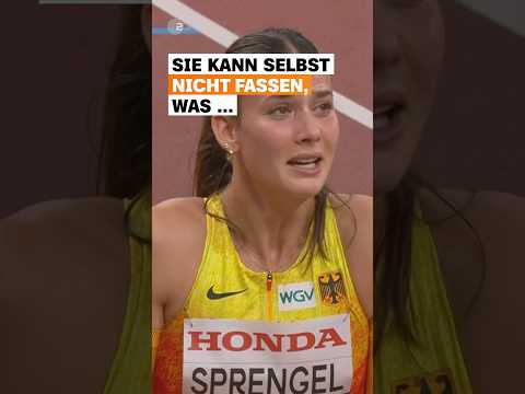 Aus ihr sprudeln nur so die Glücksgefühle 🥹 | sportstudio | #shorts