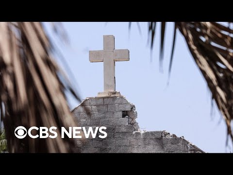 YouTube video thumbnail: Deadly Israeli Strike at Gaza's Only Catholic Church, Officials say