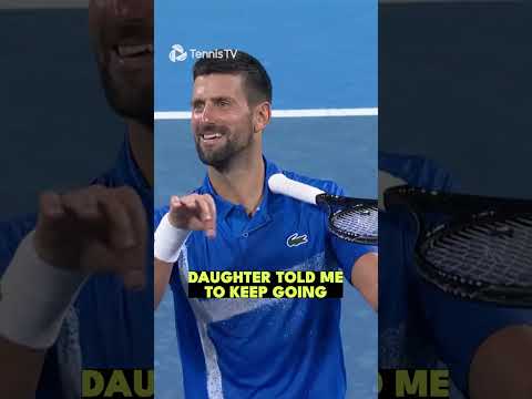 Djokovic's NEW Celebration 🤣🎶