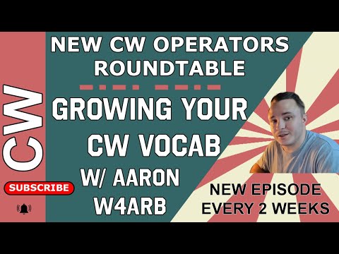 Improving Your CW Vocabulary and Head Copy with Aaron (W4ARB). #cw #morsecode