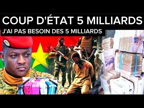 5 MILLIARDS POUR T€NTAT!VE DE COUP D'ÉTAT AU BURKINA FASO VOICI SE QUE VOUS DEVEZ SAVOIR