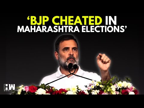 WATCH: Rahul Gandhi Alleges Cheating In Maharashtra Assembly Polls By BJP Slams Election Commission