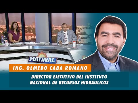 Ing. Olmedo Caba Romano, Director ejecutivo del instituto nacional de recursos hidráulicos - INDRHI