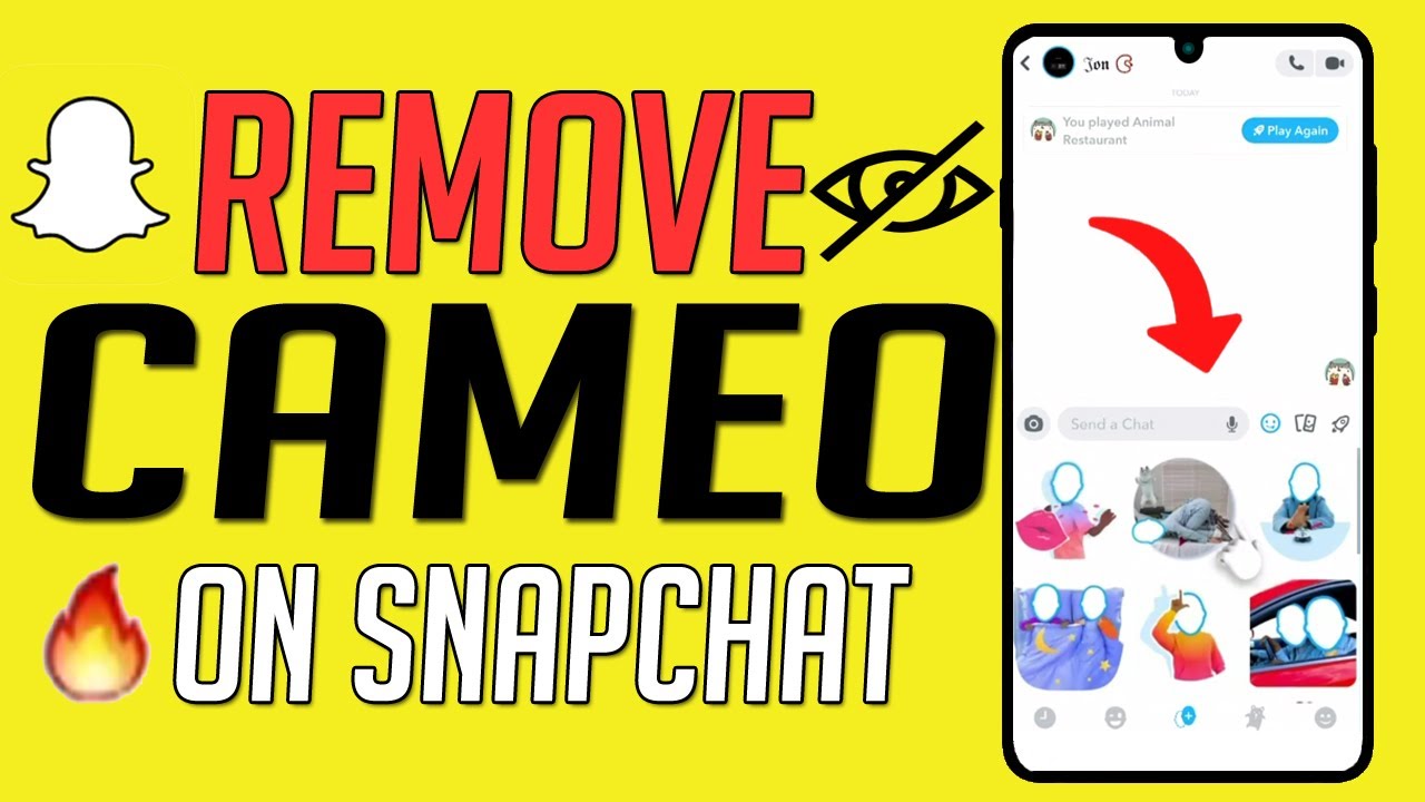 How To Delete Cameo Selfie On Snapchat