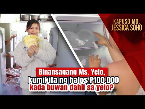 Binansagang Ms. Yelo, kumikita ng halos P100,000 kada buwan dahil sa yelo? | Kapuso Mo, Jessica Soho