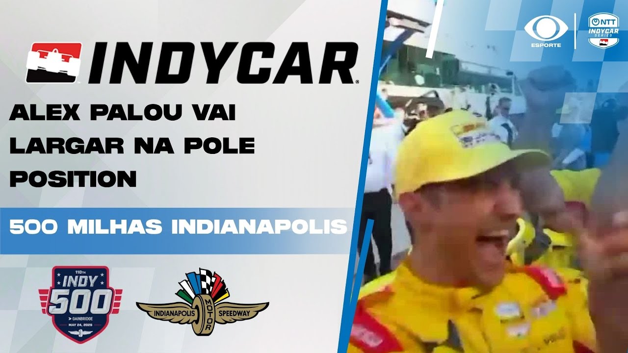 Alex Palou larga na pole position das 500 milhas de Indianápolis; Collet é punido e larga em 32°