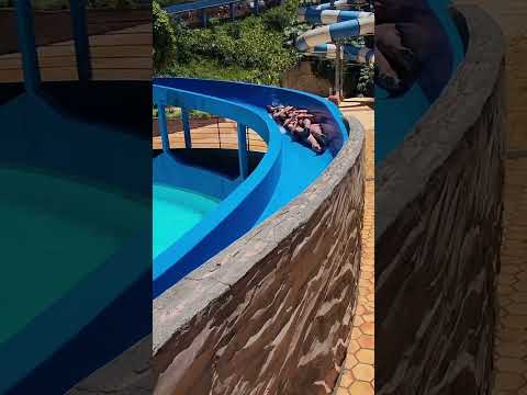 Crazy Karacol Water Slide at Water Park in Brazil #waterpark #funpark #waterslides