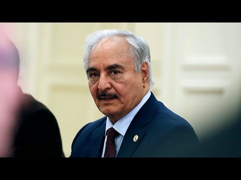 YouTube video thumbnail: Greece FM Gerapetritis Meets Libyan Strongman Haftar in Benghazi