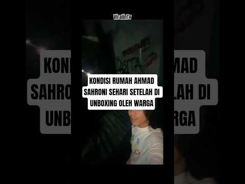 RUMAH AHMAD SYAHRONI SETELAH DI DATANGI MASA