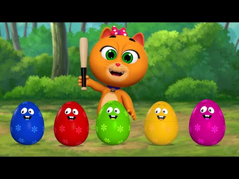 5 Color Eggs Song | Old Macdonald had a Farm Nursery Rhymes Playground Color Song Baby & Kids Songs