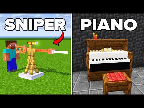 Minecraft: 10+ INCREDIBLE Build Hacks You Didn't Know!