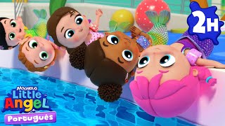 Eu e minhas amigas sereias 🧜‍♀️🫧🩷 Little Angel Brasil | Músicas Infantis em Português