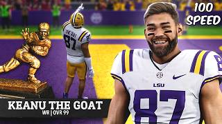 We Created a 100 Speed WR.. Keanu's Road To Glory!
