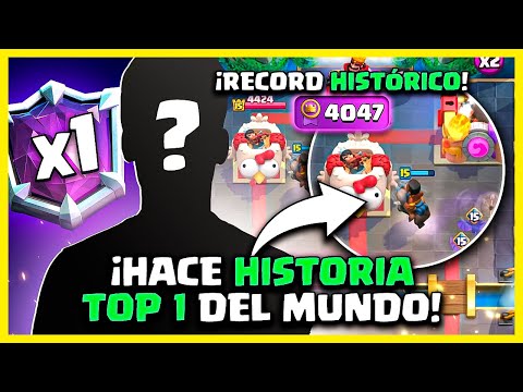 ESTE JUGADOR HACE HISTORIA TOP 1 del MUNDO x1 ROMPIENDO RECORD MUNDIAL🏅4047 en Clash Royale