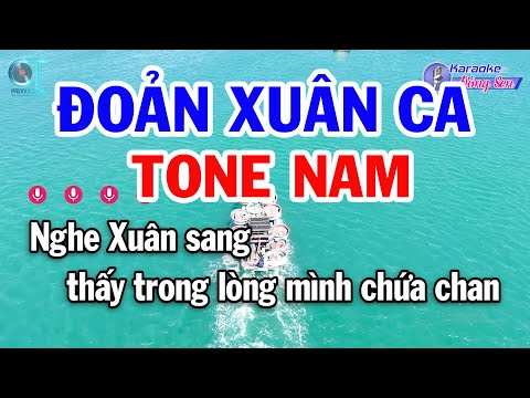 Karaoke Đoản Xuân Ca Tone Nam ( C ) Nhạc Xuân Mới Nhất 2025