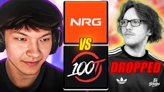 BOOSTIO GONE?? SINATRAA REACTS TO NRG VS 100T | AMERICAS STAGE 2