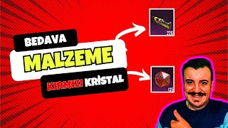 % 100 GARANTİ BEDAVA MALZEME KIRMIZI KRİSTAL ALMA KAÇIRMA PUBG MOBİLE