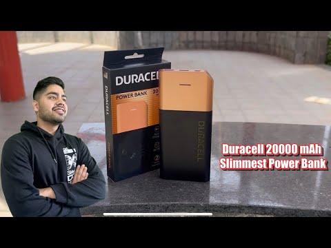 Best Slimmest Powerbank ⚡️ | Duracell 20000 MAH Slimmest Power Bank Review